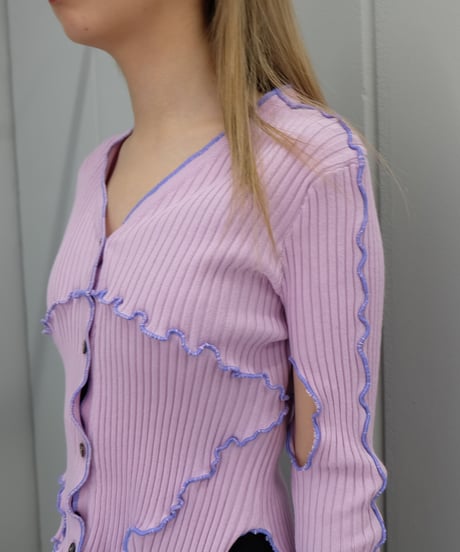 Frill Line Cardigan
