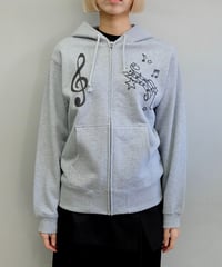 Labyrins   Melody Zip Hoodie Gray