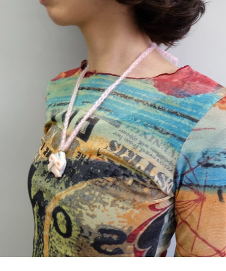 Labyrins x Sugascoop   Ceramic necklace 6