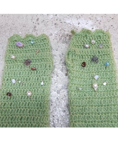 Labyrins Mohair Knit Glove 2