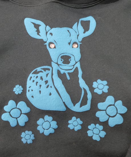 Labyrins   Bambi Hoodie Navy