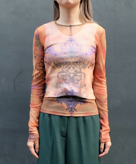 Vintage   See-through Tops