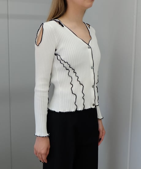 Frill Line  Cardigan
