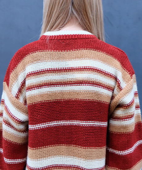 Vintage  Border Knit