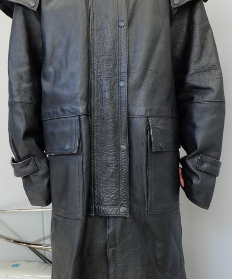 Vintage  Design  Leather Coat