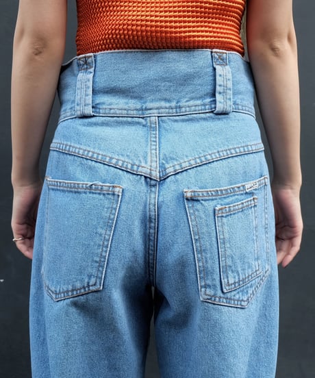 Vintage   High-waist Denim Pants