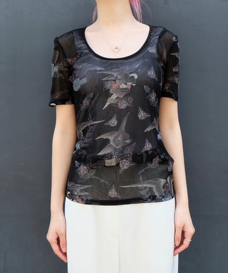 Vintage   See-through Tops