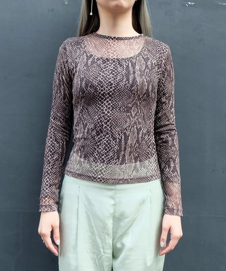 Vintage   See-through Tops