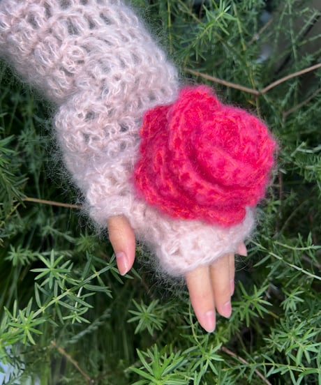 Labyrins   Mohair Armwarmer 5
