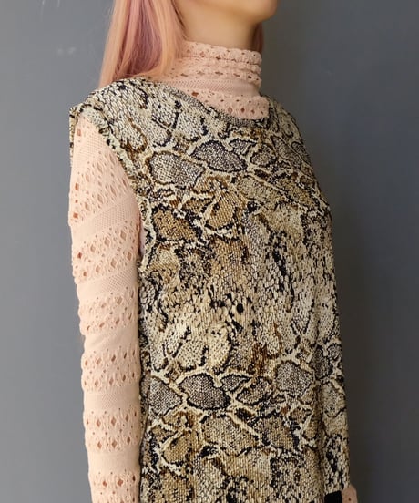 Vintage   Python Pleats Tops