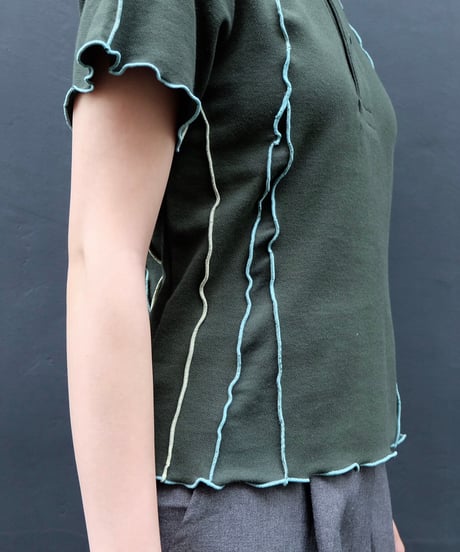 Frill line Polo shirt