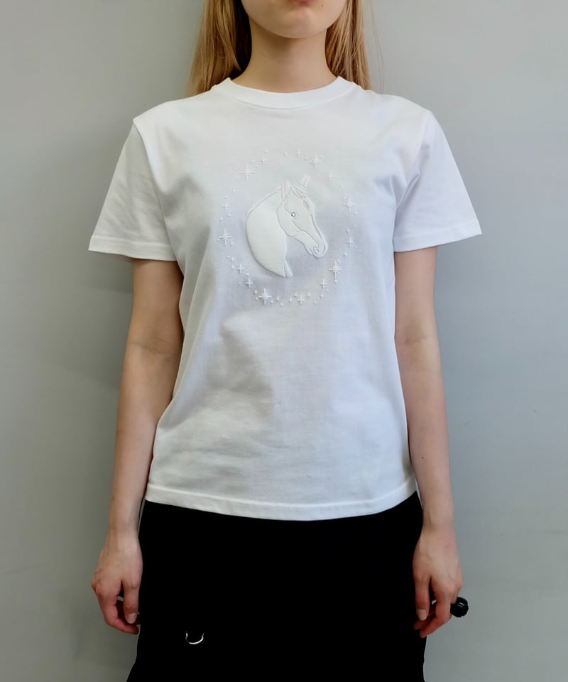 Labyrins Kirakira Horse Tshirt White | Shury