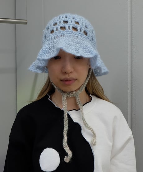 Labyrins   Mohair Knit Hat Himo