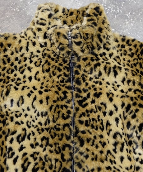 Vintage    Leopard Fake Fur Jacket