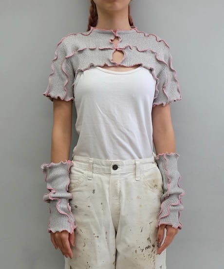 Remake Frill line Arm Tops