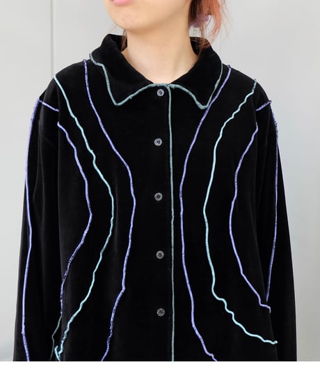 Frii Line Velours Shirt