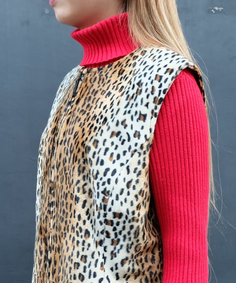 Vintage   Leopard Vest