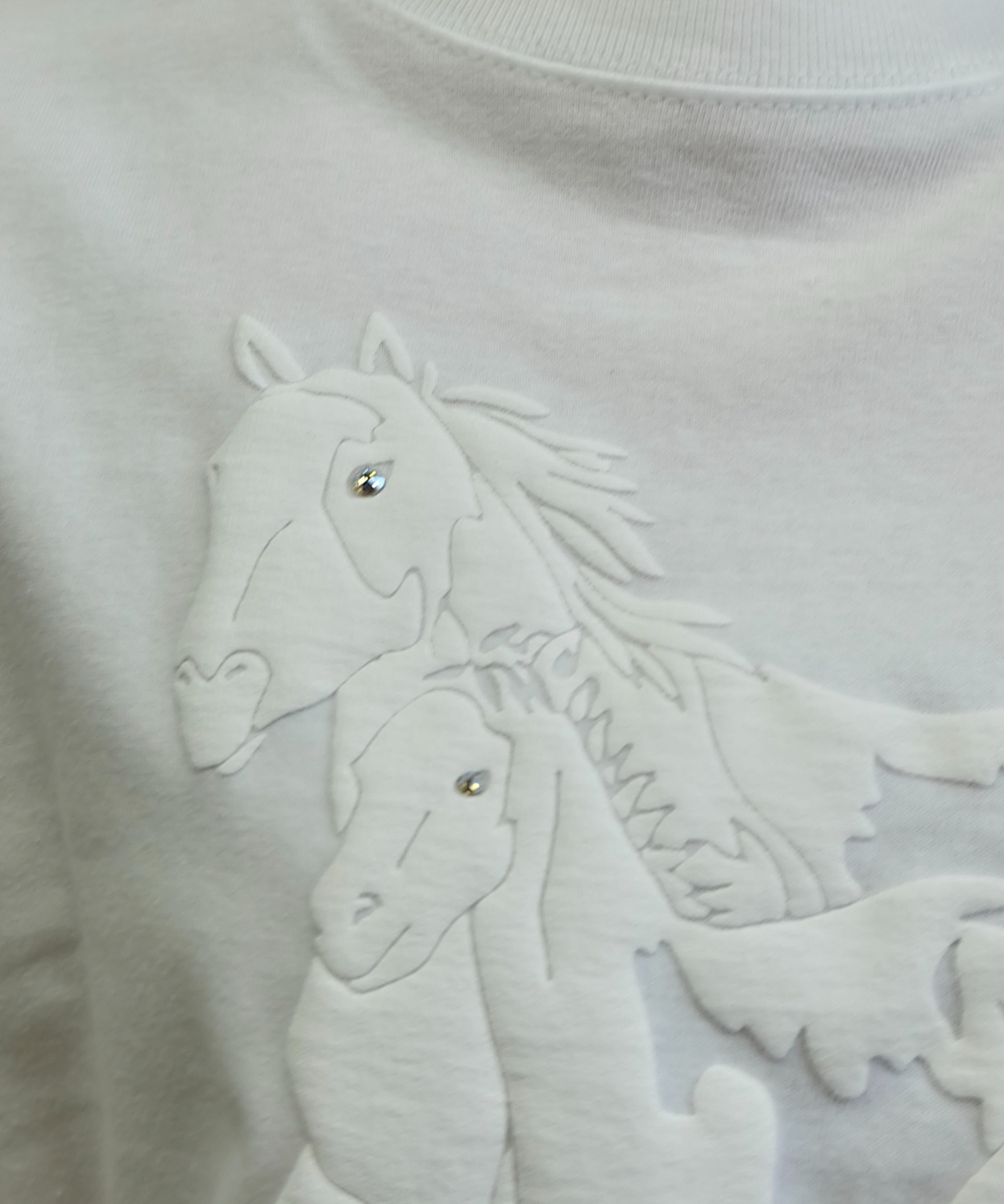 Labyrins Dont Cry Horse Tshirt White | Shury