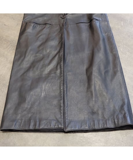 Vintage   Leather Long Coat