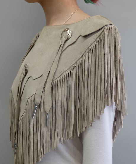 Vintage   Suède Cape
