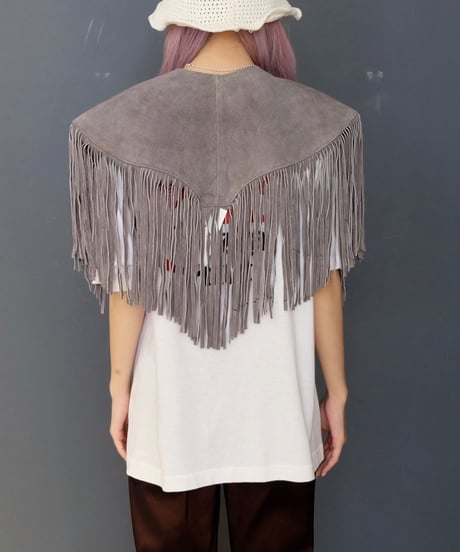 Vintage   Fringe Cape