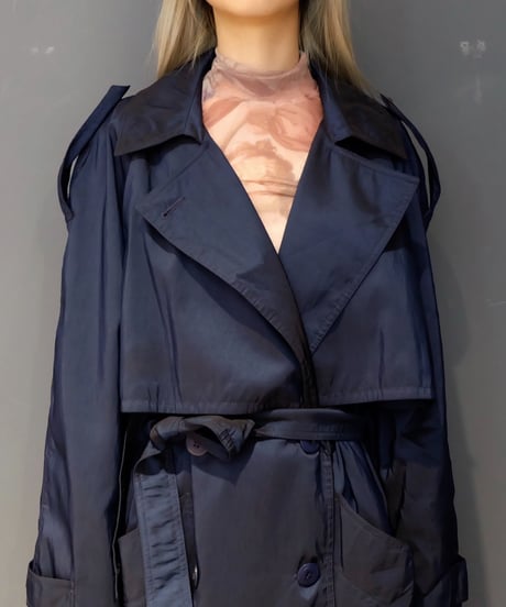 Vintage   Shiny Trench Coat