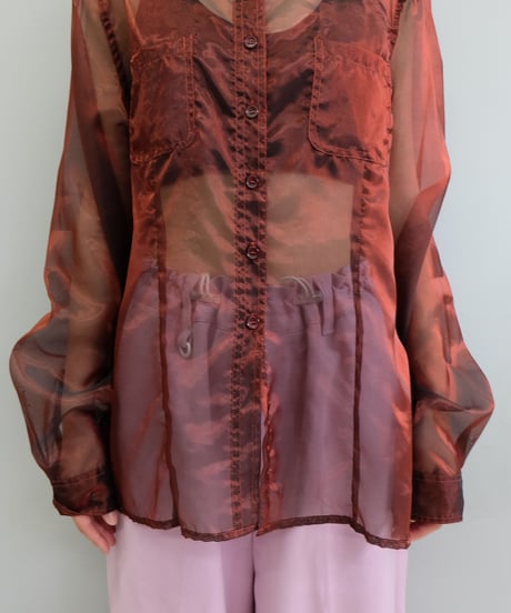 Vintage   See-through Shirt