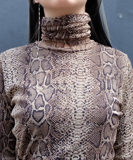 Vintage   Python See-through Tops