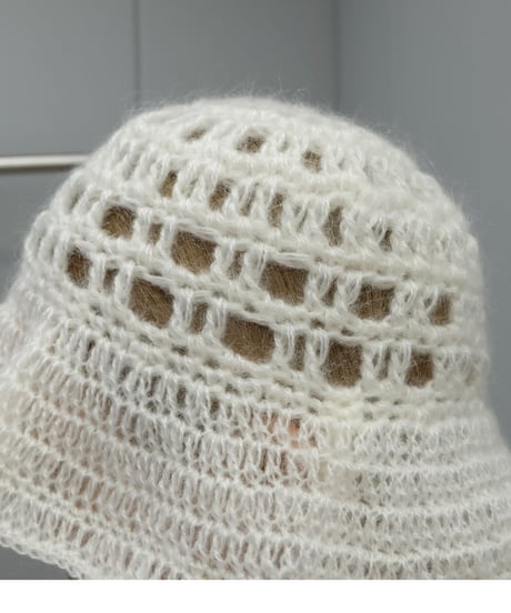 Labyrins   Mohair Knit Hat Himo