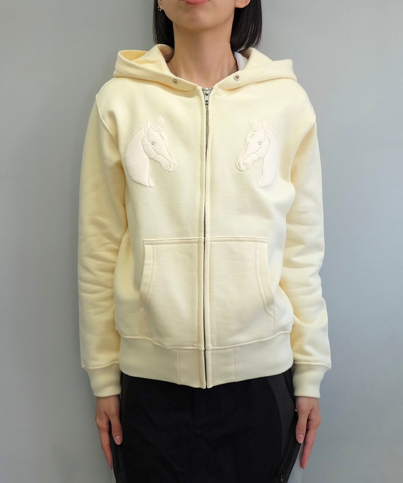 Labyrins Dont Cry Horse Hoodie Cream | Shury
