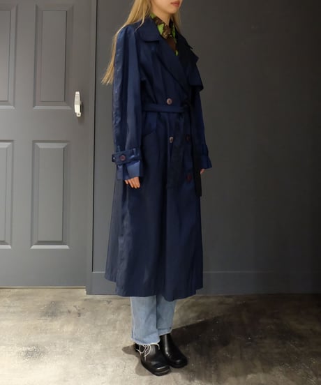 Vintage   Shiny Trench Coat