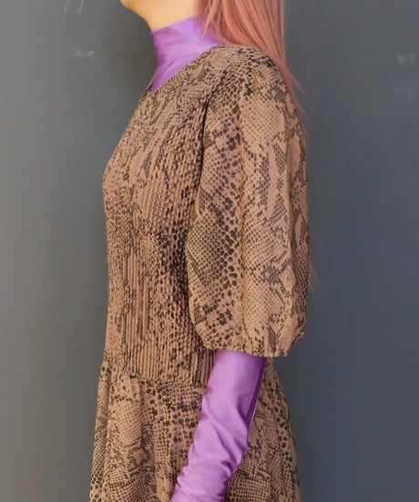 Vintage   Python Pleats Onepice