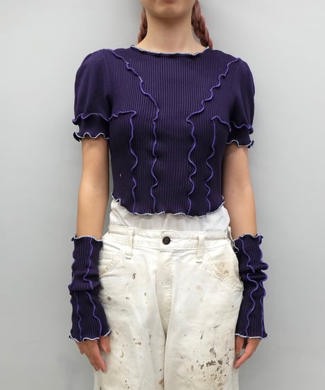 Remake Frill line Arm Tops