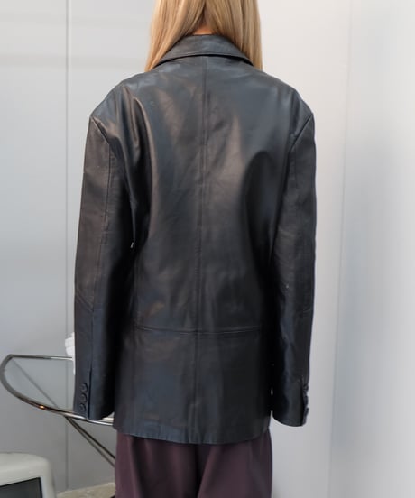 Vintage   Leather Tailored Jacket