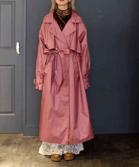 Vintage   Shiny Trench Coat