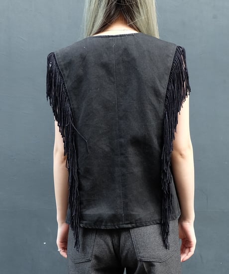 Vintage   Fringe Vest