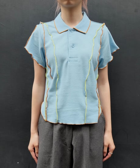 Frill line Poloshirt