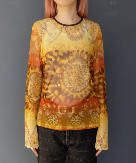 Vintage   See-through Tops