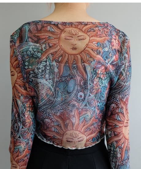 Vintage   see-through Tops