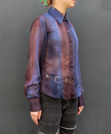Vintage  See-through Shirt
