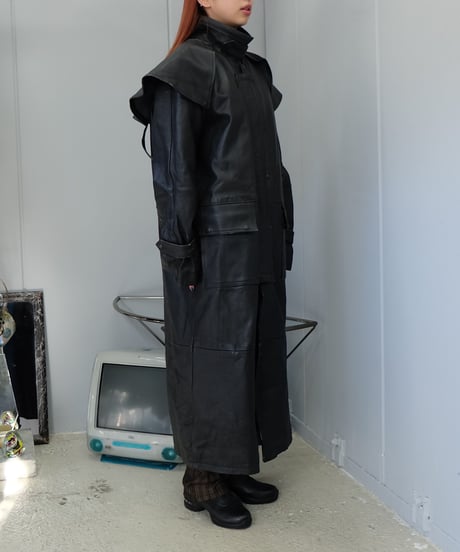 Vintage  Design  Leather Coat