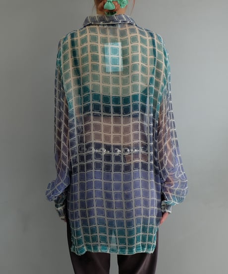 Vintage   See-through Shirt