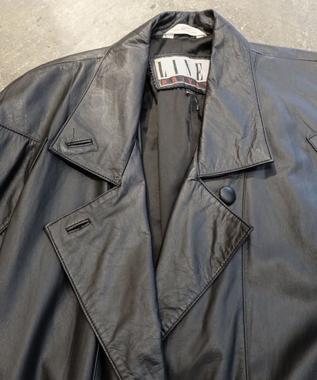 Vintage   Leather Long Coat