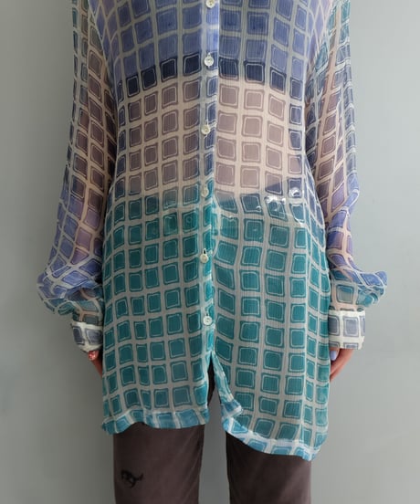 Vintage   See-through Shirt