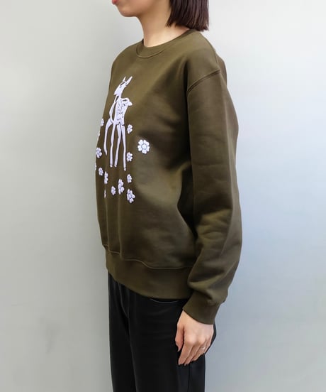 Labyrins   Bambi Sweat Olive/purple