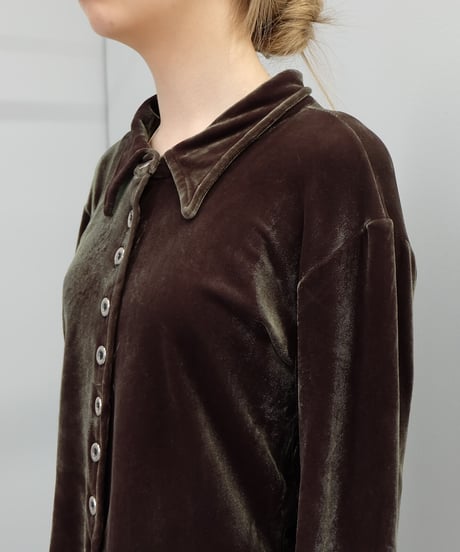Vintage   Velours Shirt