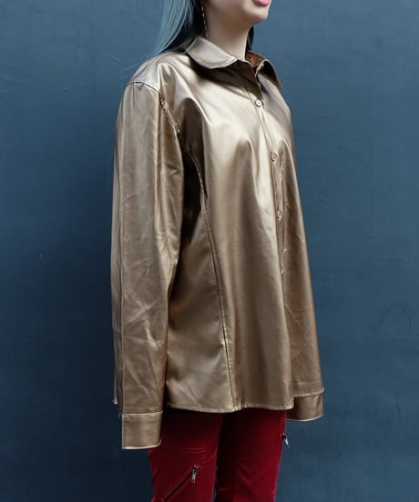 Vintage   Fake Leather Shirts