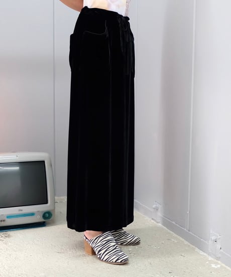 Vintagde   Velours Skirt