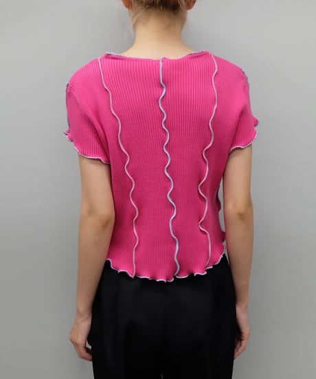 Remake Frill line Short Tops