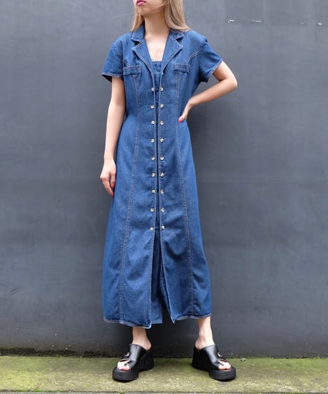 Vintage   Denim One-piece